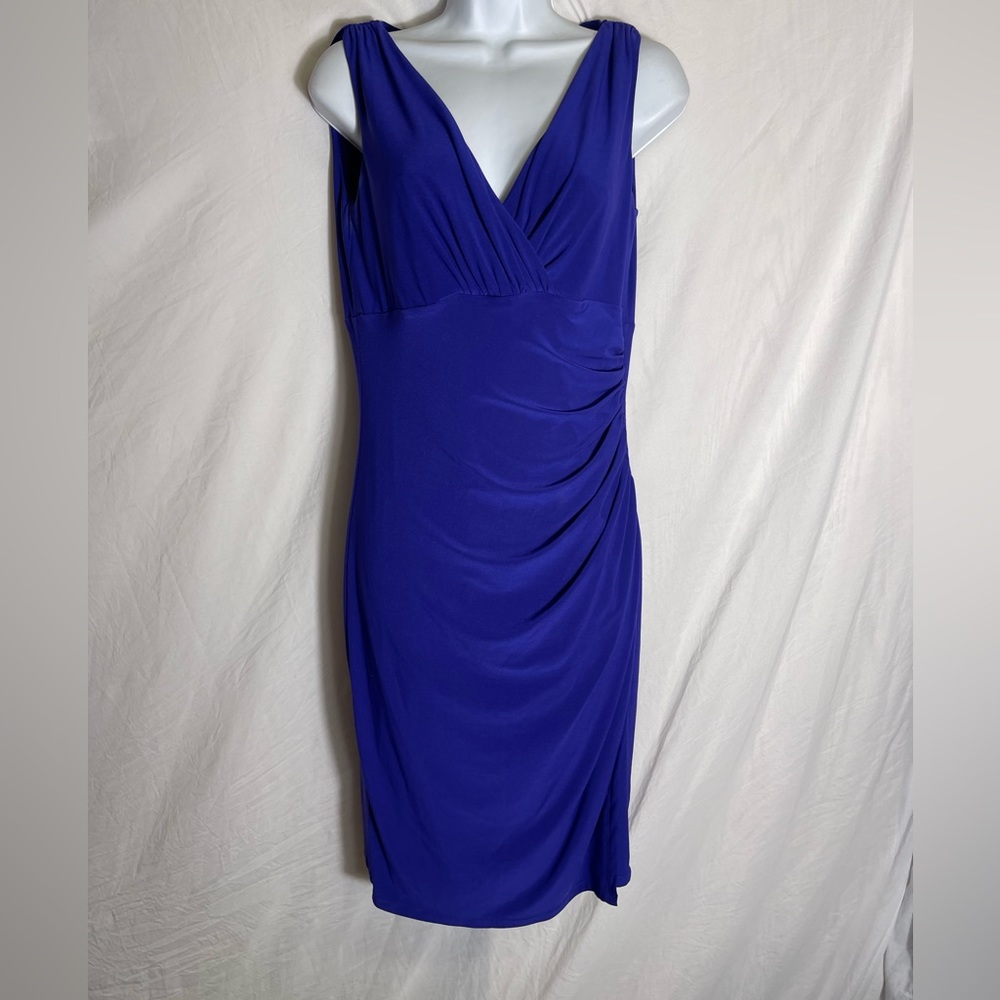 Ralph Lauren dress size 8 stunning bright sapphire blue‎ dress PERFECT 💙💙